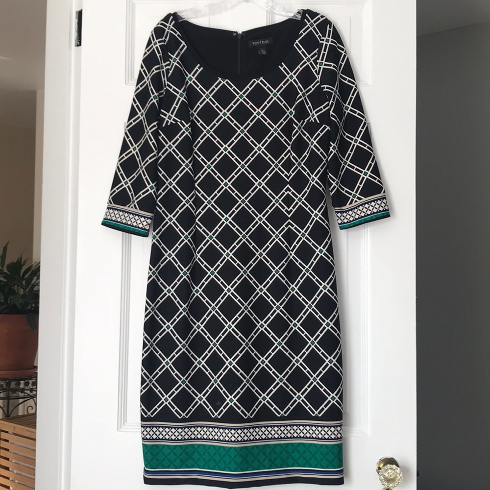 White House black marker dress